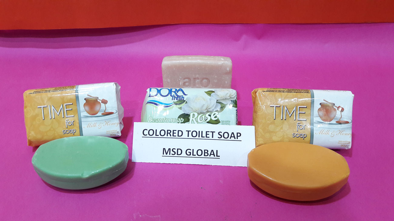 Colored Toilet Soap